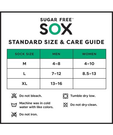 Sugar Free Sox Diabetic Crew Socks 3 Pack (9-11 White) | Comfortable & Healthy Women's Diabetic Socks - Buy Online on GoSupps.com