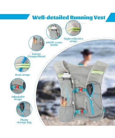 Shop Aedcbaide Women & Men's Running Vest with Hydration Bottle - Ultra-Echo Trail Running Gear - Buy Online on GoSupps.com