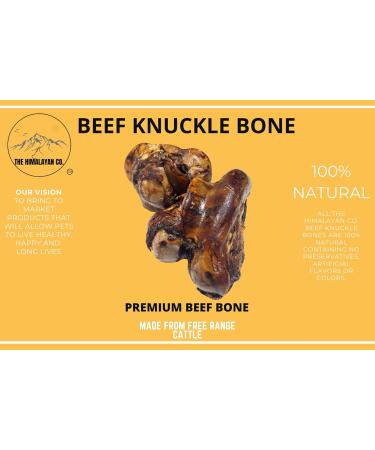 Knuckle Bones - *(Pack of 2)* - Meaty Knuckle Bones for Dogs - Made in Canada - 100% Natural - Beef Knuckle Bone - Dog CHEW Treat - Dog Bone - Beef Bone - Buy Online on GoSupps.com