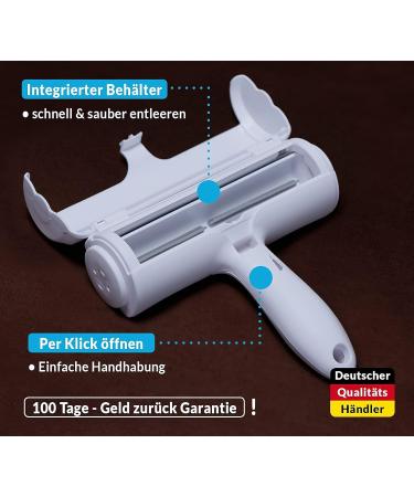 NEW MAXPRIME Animal Hair Remover Lint Roll Set | 100-Day Money Back Guarantee | Effective for Dog & Cat Hair on Clothes Sofas Cars & Carpets | RRP 29.95 - Buy Online on GoSupps.com