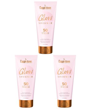 Coppertone Spf50 Glow Shimmer Lotion 5 Ounce (148ml) (3 Pack)