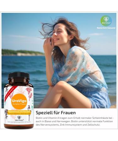 Urovigo Women Capsules - 5 Cans for Bladder Health | Vitamin A Zinc & 8 Plant Complex | Boost Immunity & Support Mucous Membranes - Buy Online on GoSupps.com