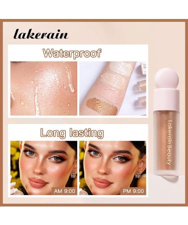 2-STARLIGHT Liquid Luminizer Body & Face Highlighter | Waterproof & Moisturizing Illuminator for Face & Body | Light Shimmer Formula (0.25 Fl Oz) - Buy Online on GoSupps.com