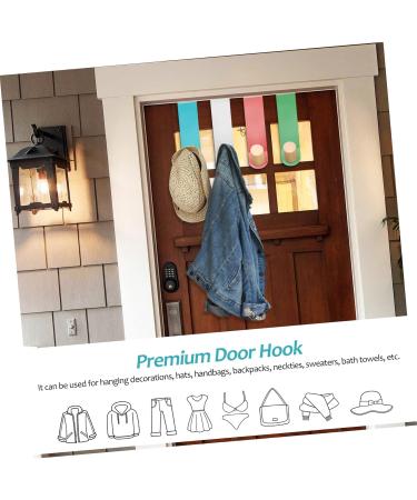 Baluue 8 Pcs Door Hook Cabinet Door Towel Holder Plant Hangers Robe Hanger Hook for Bathroom Key Towel Hook - Buy Online on GoSupps.com