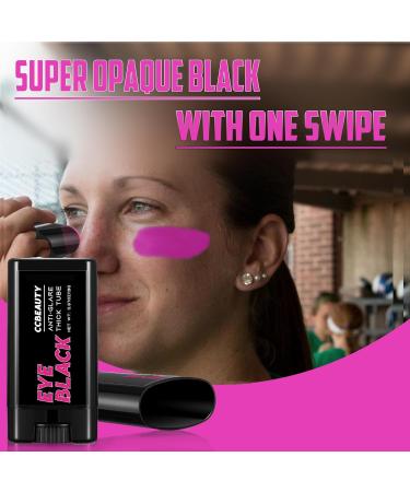 CCbeauty Pink Eye Black Stick - Sweatproof Face Paint for Baseball Football Softball & Lacrosse | Pro Performance Game Day Accessories - Buy Online on GoSupps.com