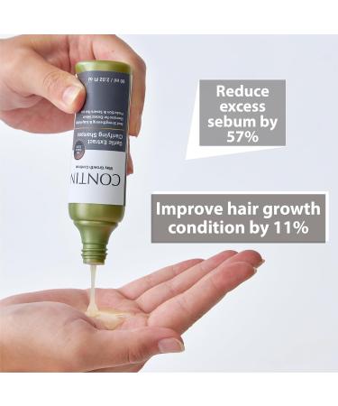 Travel Size Garlic Shampoo - Clarifying Anti-Thinning Shampoo for Oily Scalp | Strengthens Roots & Fights Dandruff | 2.02 oz | Men & Women - Buy Online on GoSupps.com