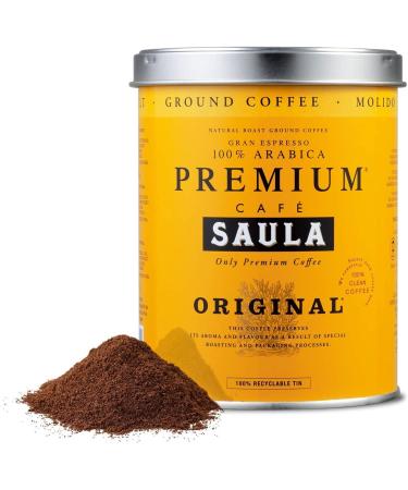 Premium Original Ground coffee - 100% Arabica Spanish Espresso Blend from Award Winning Caf Saula (3X 250g) - Buy Online on GoSupps.com