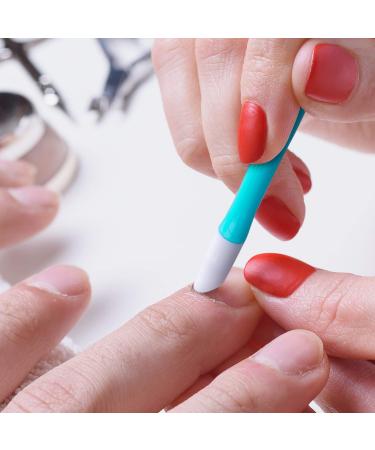 BQTQ 150-Piece Plastic Handle Nail Cuticle Pusher with Rubber Tip - Nail Cleaner & Nail Art Tool in 15 Colors for Men and Women - Buy Online on GoSupps.com
