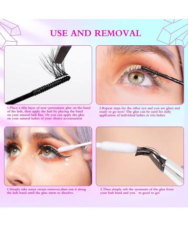 CAELYMINE Cluster Lash Glue 0.17fl.oz/5ml - Super Strong Hold for Individual Cluster Lashes, False Eyelashes - Waterproof, Latex Free, 72-Hour Hold - Buy Online on GoSupps.com