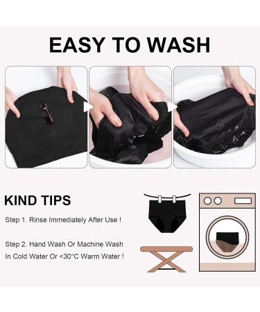 Buy Leak-Proof Women's Underpants - Pack of 3 Period Underwear for Menstruation & Postpartum Incontinence - Black - Buy Online on GoSupps.com