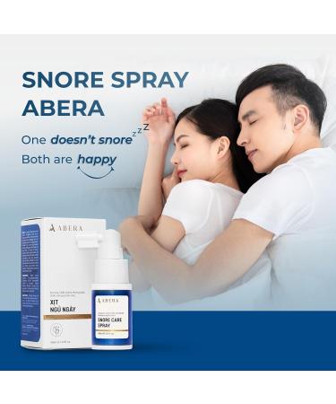 ABERA Snore Care Spray - Natural Herbal Anti-Snoring Solution for Better Sleep & Throat Relief (1.01 Fl Oz - Buy Online on GoSupps.com