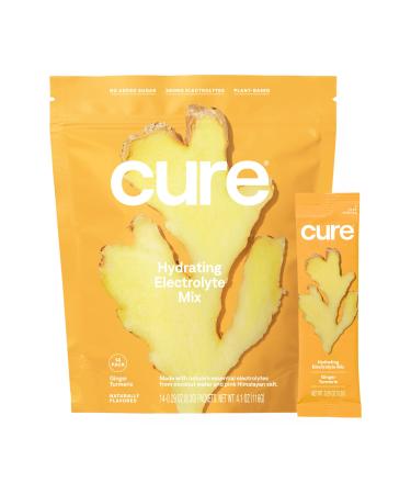 Cure Hydration Hydration Mix Golden Hour Ginger Turmeric 14 Packs 0.29 oz (8.3 g) Each