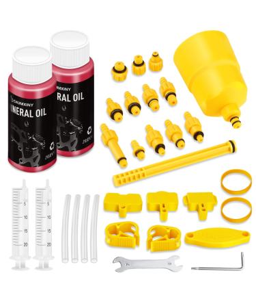 CHUMXINY Brake Bleed Kit for Shimano Hydraulic Disc Brakes, Including High Performance Mineral Brake Fluid (120ml).