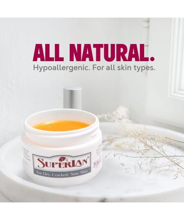 Revitalize Skin with Luxurious 100% Pure Lanolin Cream - All-Natural Hydrating & Healing Formula for Dryness Eczema & More - 1oz (Pack of 1 - Buy Online on GoSupps.com
