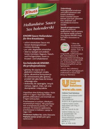 Buy Knorr Gourmet Sauce Hollandaise (2-Pack 2x 1L) - Fine Butter Taste for International Shipping - Buy Online on GoSupps.com
