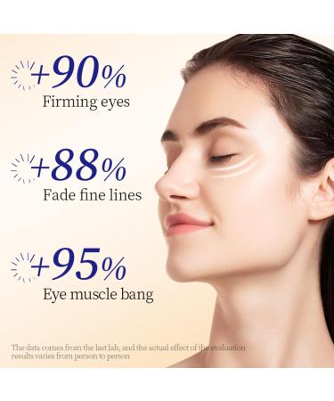 Collagen Eye Cream for Dark Circles and Puffy Eyes Instant Tightener Brighten Anti Aging Under Eye Repair Cream Hydrating Brightening Moisturiser Eye Bags Remover Wrinkle Filler Eye Serum(20g) - Buy Online on GoSupps.com