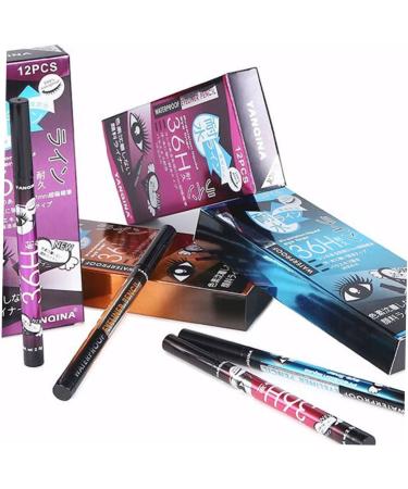 Beaupretty 3Pcs Eyeliner Pen Liquid Eyeliner For Women Colorful Eyeliner Pencil Long Lasting Makeup Size 1x3pcs as shown x 3pcs - Buy Online on GoSupps.com
