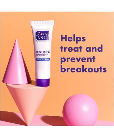 Clean & Clear Persa-Gel 10 Acne Medication with 10% Benzoyl Peroxide - 1 oz (Pack of 4) - Buy Online on GoSupps.com