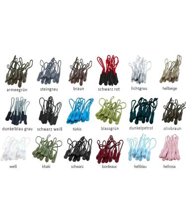 10 Zipper Loops Pendant | Orange Zipper Extension Pull - International Shipping Available - Buy Online on GoSupps.com