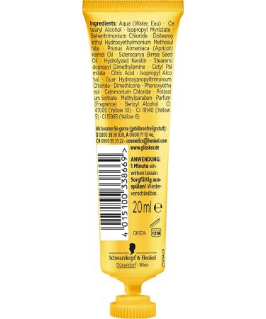 Buy Gliss Kur Oil Nutritive Instant Aid Intensive Treatment 20 ml - Deep Hair Repair & Hydration for All Hair Types - Fast International Shipping - Buy Online on GoSupps.com