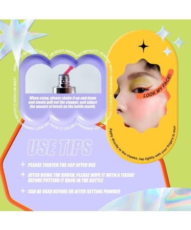 VIOLA HOUSE Liquid Color Changing Cheek Rouge Blush - Glossy Shiny Finish | Water-Based Pigments - Buy Online on GoSupps.com