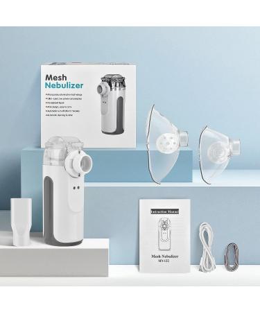 Portable Handheld Nebulizer for Cough Relief - Personal Cool Mist Steam Inhaler for Kids & Adults | Includes 1 Set of Accessories - Buy Online on GoSupps.com