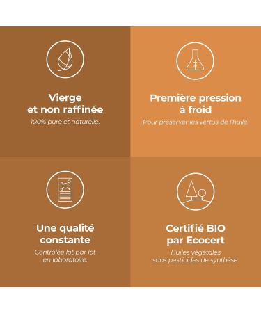 Organic Hemp Vegetable Oil - 100% Pure Natural Cold Pressed and AB Certified - Aroma LABS (French Brand) - Buy Online on GoSupps.com