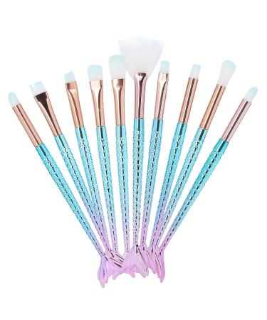 Soft 10PCS Makeup Brushes Set | Professional Blending & Cosmetics Tools for Eyes Blush & More - Buy Internationally - Buy Online on GoSupps.com