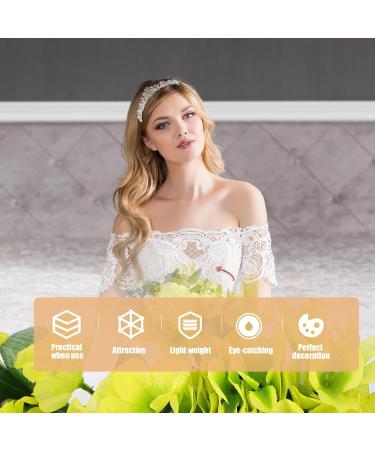 FRCOLOR Crystal Wedding Tiara - Elegant Rhinestone Bridal Jewelry Crown for Brides | Silver Hair Accessories - Buy Online on GoSupps.com