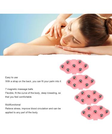 4-Piece Portable Rollball Massage Set | Palm-Shaped Magnetic Massage Shoe for Neck Foot & Muscle Pain Relief - Buy Online on GoSupps.com