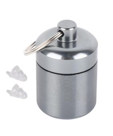 Earplugs 3-Layer Structure Comfortable Liquid Silicone Closure Umbrella Shaped Noise Canceling Earplug with Filter for Indoor (Transparent Stone Pattern)