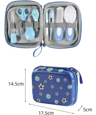 9 PCS Baby Grooming Kit | Protable Nursery Health Care Set for Baby Girl & Boy | Includes Comb, Brush, Clippers, Scissors | Newborn Gift Set - Buy Online on GoSupps.com