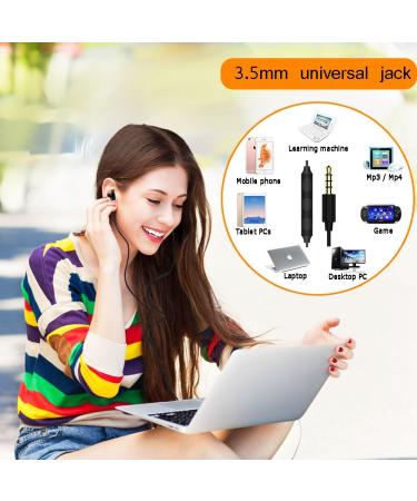 Maxrock Sleeping Headphones - Ultra Comfortable In-Ear Earplugs with Microphone & Volume Control for Sleep Travel Insomnia & Meditation - Noise Suppression Black - Buy Online on GoSupps.com