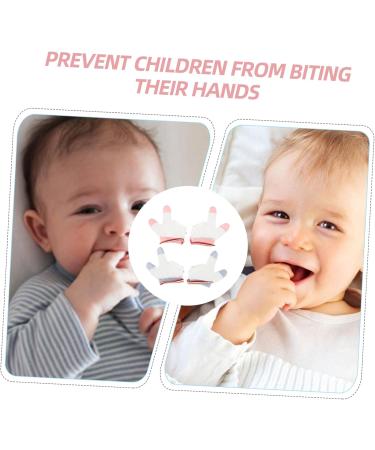 Beavorty Anti-Eating Gloves for Babies | Thumb Sucking Protection | Infant Bite Shoe Guard | Toddler Hand Tools - 2 Pairs - Buy Online on GoSupps.com