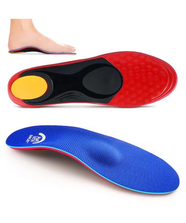 Orthotic Flat Feet Arch Support Insoles - Metatarsal Orthotic Insoles Arch Supports Inserts for Metatarsalgia  Plantar Fasciitis  Ball of Foot Pain Relief - Morton s Neuroma Shoe Inserts Red S:MEN(6-7.5)/WOMEN(8-9.5)
