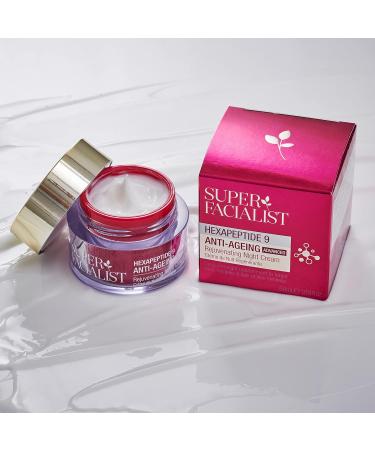 Super Facialist Hexapeptide 9 Anti-Ageing Night Cream | Advanced Rejuvenating Overnight Skin Care for Combination Skin - 50 ml - Buy Online on GoSupps.com