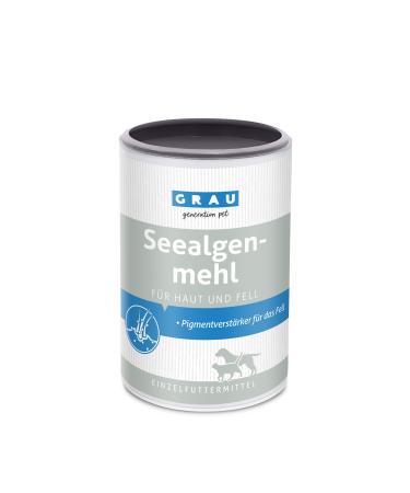 GRAU The Original 100% Pure Seaweed Flour, For Coat Pigmentation, For A Dense And Shiny Coat, Pack Of 1 (1 x 400 g), Food Supplement For Dogs And Cats