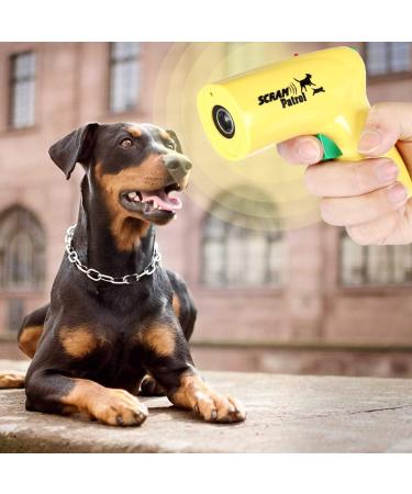 Nicoone Handheld Dog Repellent Trainer Ultrasonic Dog Deterrent with Flashlight Ultrasonic Stop Dog Barking Device Training Tool/Stop Barking - Buy Online on GoSupps.com