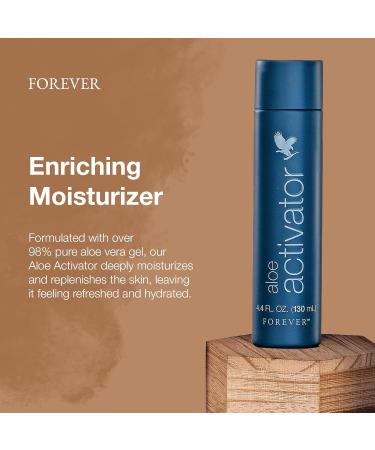 Forever Living - Aloe Activator - 98% Aloe Vera Gel Moisturizer for Sensitive Skin - Vegan & Gluten-Free - 4.4 fl oz - Buy Online on GoSupps.com
