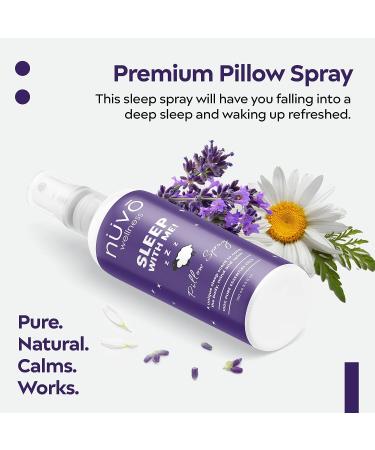 Premium Deep Sleep Pillow Mist with Lavender and Chamomile - Therapeutic Essential Oils for Relaxation and Restful Sleep - Buy Online on GoSupps.com