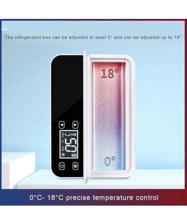 Insulin Cooler Refrigerated Box Mini USB Medicine Refrigerator LCD Screen Adjustable 0-18 Portable Insulin Cooler For Cars Travel And Home Use Efficient Refrigeration - Buy Online on GoSupps.com