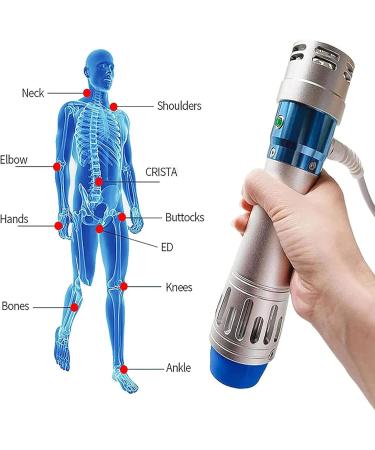 HSRG ED Shock Wave Unit - Multifunctional Extracoral Portal Therapy Massager with 7 Heads for ED Treatment Tendonitis & Plantar Fasciitis - Buy Online on GoSupps.com