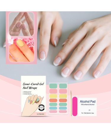Gel Nail Polish Stickers | Gel Nail Polish - Personal Care Products for Manicure Spa Summer Home Travel Bridal Daily Life Vacation Grooming Party Wedding - Buy Online on GoSupps.com
