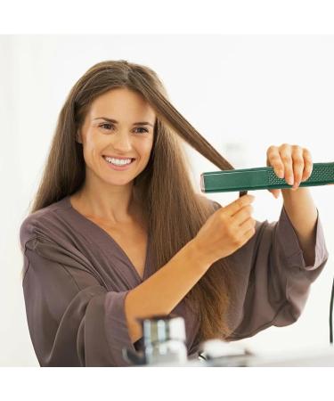 Portable Flat Iron - Small Travel Hair Iron Cordless Ceramic Straightener for Quick Styling - Fast Heating Multifunctional Accessory in Green - Buy Online on GoSupps.com