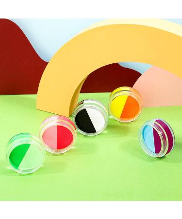 10 Color Water Activated UV Glow Neon Eyeliner Cake Paint for Costume Halloween Makeup - Buy Online on GoSupps.com