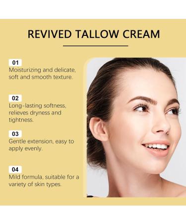 Clawrex Organic beef tallow cream Beef Tallow cream for body and face natural Beef Tallow Skincare with honey beeswax deep hydration skin hipped tallow balm tallow face cream for - Buy Online on GoSupps.com