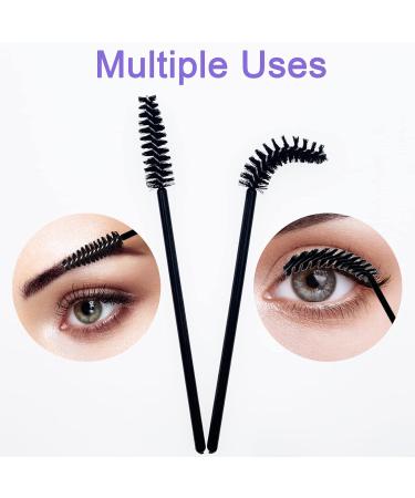 50Pcs Disposable Eyelash & Eyebrow Brush Set for Makeup - Portable Wands for Home, Travel, and Outings - Buy Online on GoSupps.com