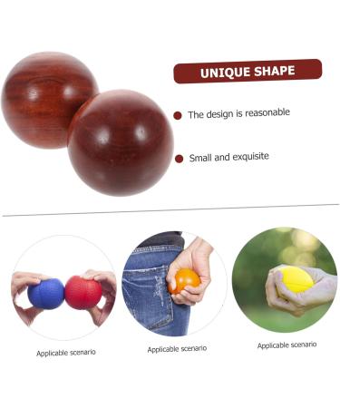 JECOMPRIS Handball Baoding Balls | Woodwork Massage & Health Exercise Roller Balls | International Shipping Available - Buy Online on GoSupps.com
