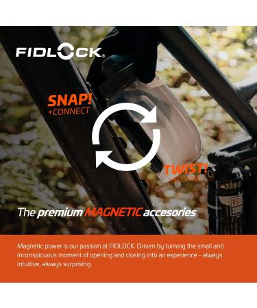 Fidlock 450ml Magnetic Bottle Holder for Bicycles - Secure Lightweight & Easy to Use | Perfect for Racing Bikes - Buy Online on GoSupps.com