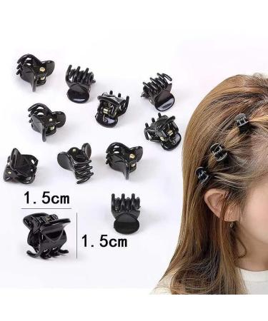 LIUJZZJ 24-Piece Mini Hair Clips - Plastic Hairpins for Girls | Perfect for Hairdressing & Styling - Buy Online on GoSupps.com